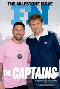 Lionel Messi, Messi, Adidas, CEO, Bjorn Gulden, FN, cover, Footwear News, interview, executive, soccer, football