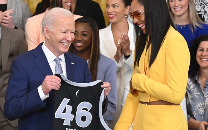 A'ja Wilson, Las Vegas Aces, Joe Biden, White House