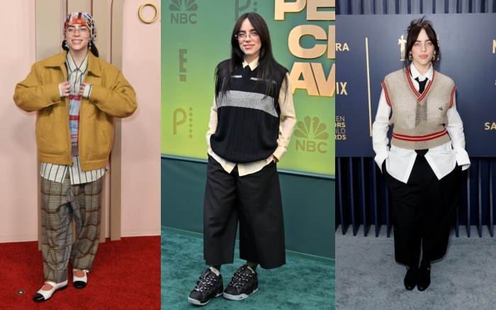 Billie Eilish, sneakers, loafers, platform, pumps, sandals, red carpet