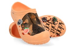 Miss Peaches x Muckster Lite clogs.