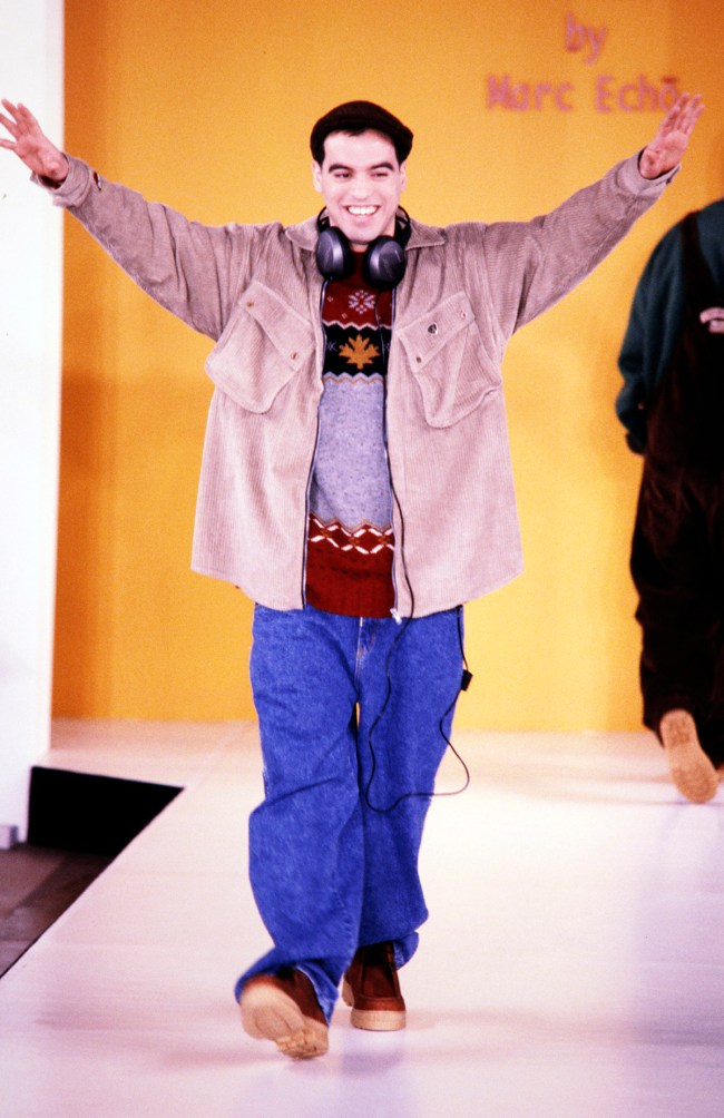 Model Robert Garcia AKA Bobbito, an original member New York's break and hip hop group the Rock Steady Crew.