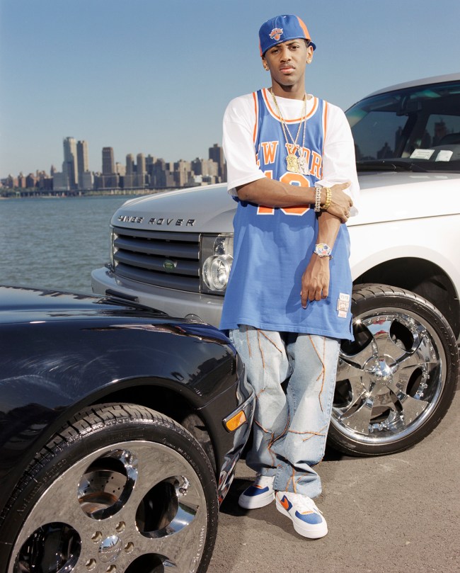 Rapper Fabolous in September, 2002 in Hoboken, New Jersey. (Photo by Gregory Bojorquez/Getty Images)