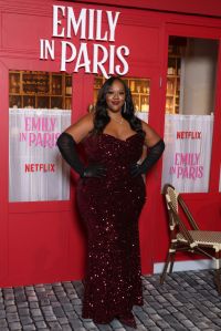 PARIS, FRANCE - DECEMBER 06: Kristine Thompson attends the "Emily In Paris" by Netflix - Season 3 World Premiere at Theatre Des Champs Elysees on December 06, 2022 in Paris, France. (Photo by Pascal Le Segretain/Getty Images)