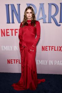 NEW YORK, NEW YORK - DECEMBER 15: Camille Razat attends the Emily In Paris French Consulate Red Carpet at French Consulate on December 15, 2022 in New York City. (Photo by Jamie McCarthy/Getty Images for Netflix)