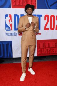 NEW YORK, NEW YORK - JUNE 22: Jarace Walker arrives prior to the first round of the 2023 NBA Draft at Barclays Center on June 22, 2023 in the Brooklyn borough of New York City. NOTE TO USER: User expressly acknowledges and agrees that, by downloading and or using this photograph, User is consenting to the terms and conditions of the Getty Images License Agreement. (Photo by Arturo Holmes/Getty Images)