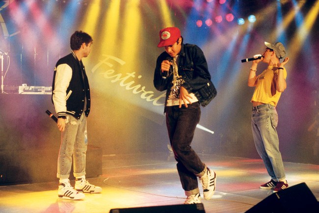 SWITZERLAND - JANUARY 01: MONTREUX ROCK FESTIVAL Photo of BEASTIE BOYS (Photo by David Redfern/Redferns)