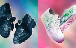 Footwear featured in the second collaborative collection from Jimmy Choo and Pretty Guardian Sailor Moon.