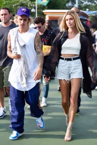 Justin Bieber and Hailey Baldwin, john elliot spring 2019, new york fashion week