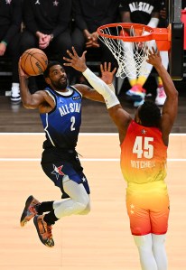 Kyrie Irving Nike Kyrie 3 custom Soles by Sir 2023 NBA All-Star Game