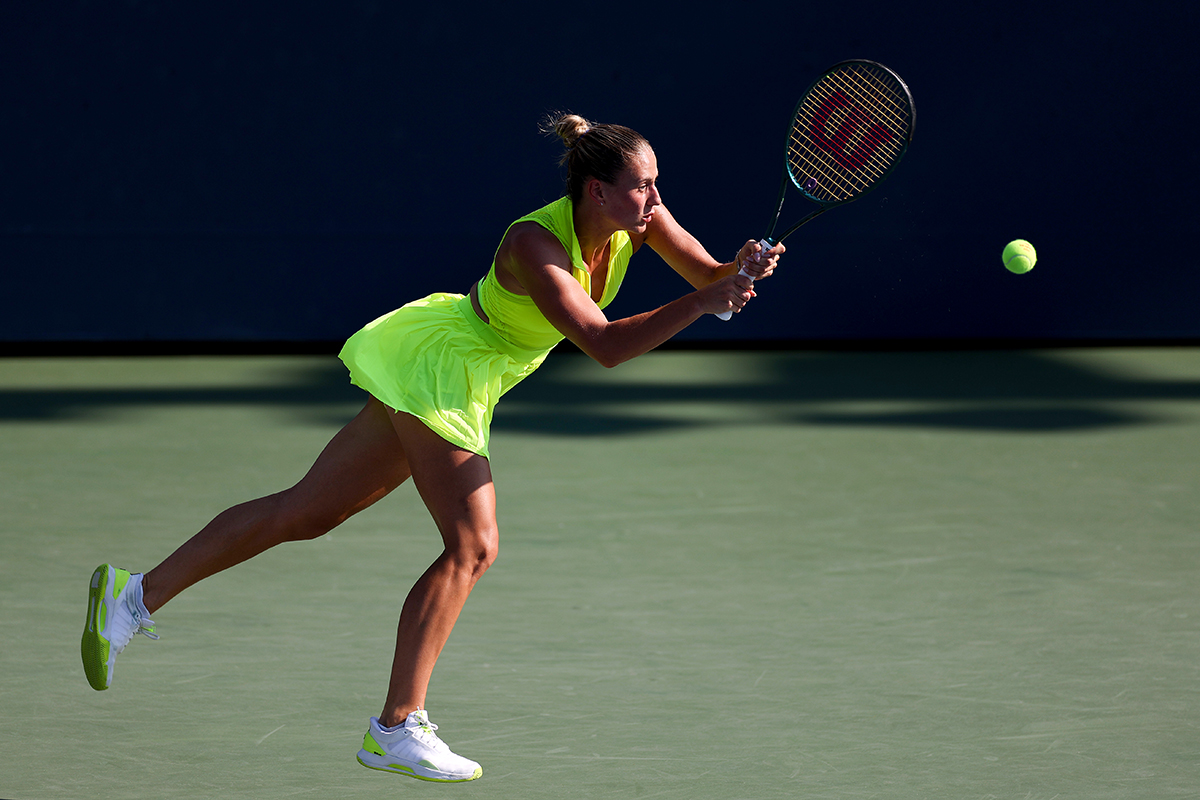 Marta Kostyuk, Wilson Intrigue, tennis shoe, 2024 US Open