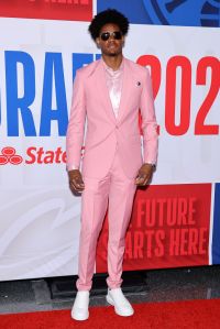 NEW YORK, NEW YORK - JUNE 22: Taylor Hendricks arrives prior to the first round of the 2023 NBA Draft at Barclays Center on June 22, 2023 in the Brooklyn borough of New York City. NOTE TO USER: User expressly acknowledges and agrees that, by downloading and or using this photograph, User is consenting to the terms and conditions of the Getty Images License Agreement. (Photo by Arturo Holmes/Getty Images)