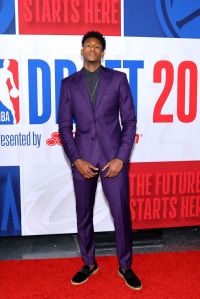 NEW YORK, NEW YORK - JUNE 22: Olivier-Maxence Prosper arrives prior to the first round of the 2023 NBA Draft at Barclays Center on June 22, 2023 in the Brooklyn borough of New York City. NOTE TO USER: User expressly acknowledges and agrees that, by downloading and or using this photograph, User is consenting to the terms and conditions of the Getty Images License Agreement. (Photo by Arturo Holmes/Getty Images)