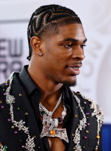 NEW YORK, NEW YORK - JUNE 22: Scoot Henderson arrives prior to the first round of the 2023 NBA Draft at Barclays Center on June 22, 2023 in the Brooklyn borough of New York City. NOTE TO USER: User expressly acknowledges and agrees that, by downloading and or using this photograph, User is consenting to the terms and conditions of the Getty Images License Agreement. (Photo by Arturo Holmes/Getty Images)