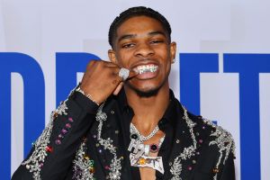 NEW YORK, NEW YORK - JUNE 22: Scoot Henderson arrives prior to the first round of the 2023 NBA Draft at Barclays Center on June 22, 2023 in the Brooklyn borough of New York City. NOTE TO USER: User expressly acknowledges and agrees that, by downloading and or using this photograph, User is consenting to the terms and conditions of the Getty Images License Agreement. (Photo by Arturo Holmes/Getty Images)