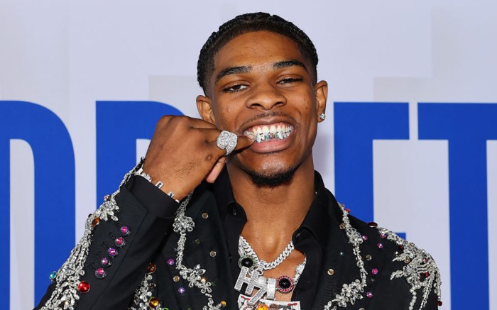 NEW YORK, NEW YORK - JUNE 22: Scoot Henderson arrives prior to the first round of the 2023 NBA Draft at Barclays Center on June 22, 2023 in the Brooklyn borough of New York City. NOTE TO USER: User expressly acknowledges and agrees that, by downloading and or using this photograph, User is consenting to the terms and conditions of the Getty Images License Agreement. (Photo by Arturo Holmes/Getty Images)