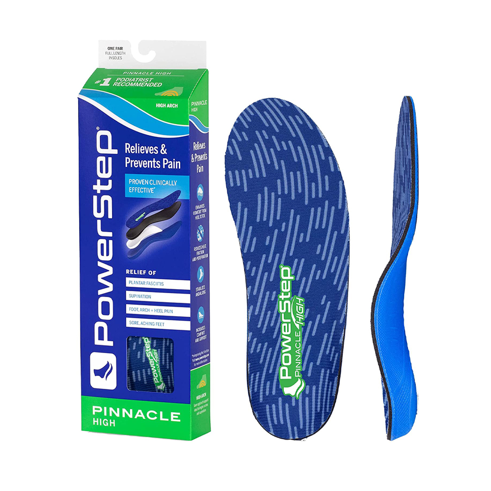 PowerStep Pinnacle High Arch-Supporting Insoles