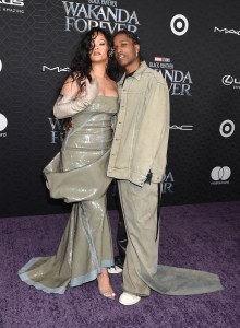 Rihanna, ASAP Rocky, Black Panther Premiere, Red Carpet