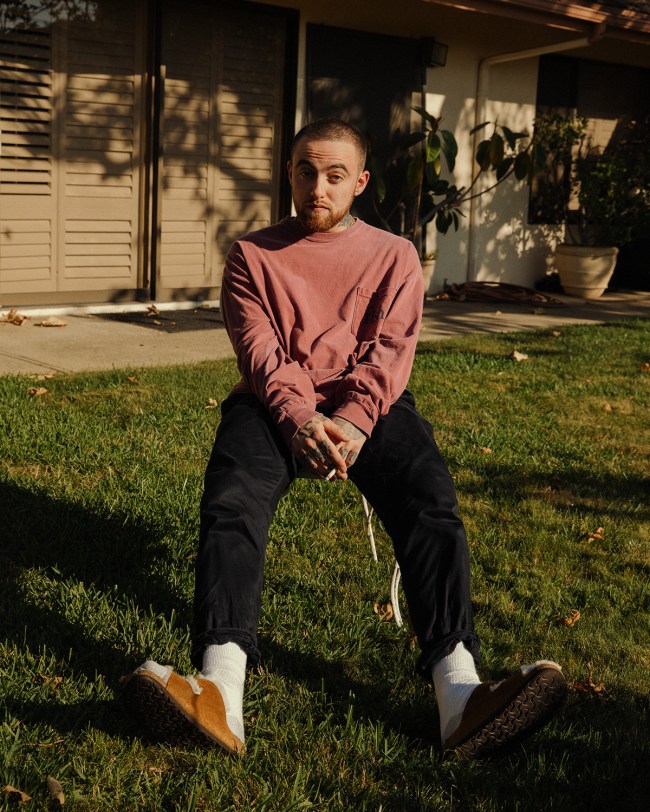 Mac Miller photographed July 31st at his home in Los Angeles, CA.