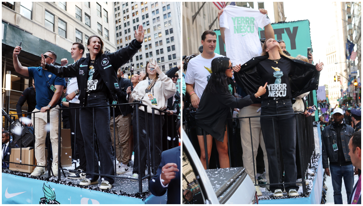 Sabrina Ionescu, New York Liberty, Travis Scott, Air Jordan 1 Low