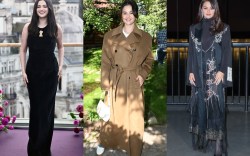 selena gomez shoe style, selena gomez style, emilia perez press tour