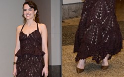 Zoey Deutch wears pointed-toe pumps at 'CBS Mornings'